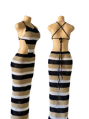 Vestido Crochê Amarelo – Decote Nas Costas