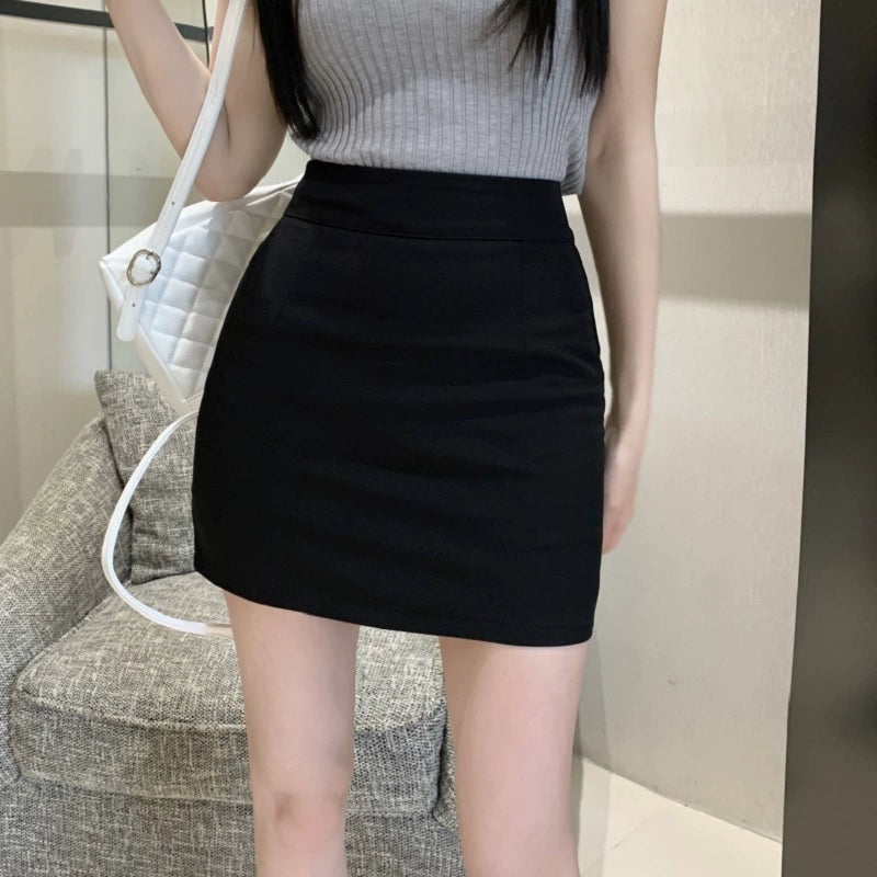 High Waist Sheath Skinny Stretchy Slimming Business Short Skirt