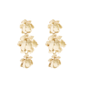 Flower Fashion Stylish Alloy Spray Paint Wedding Earrings