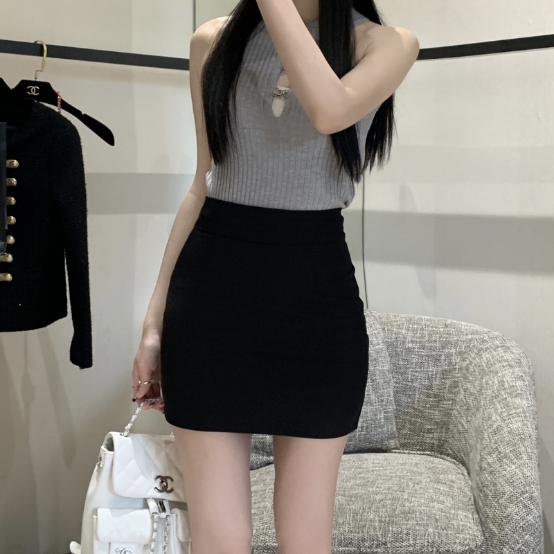 High Waist Sheath Skinny Stretchy Slimming Business Short Skirt