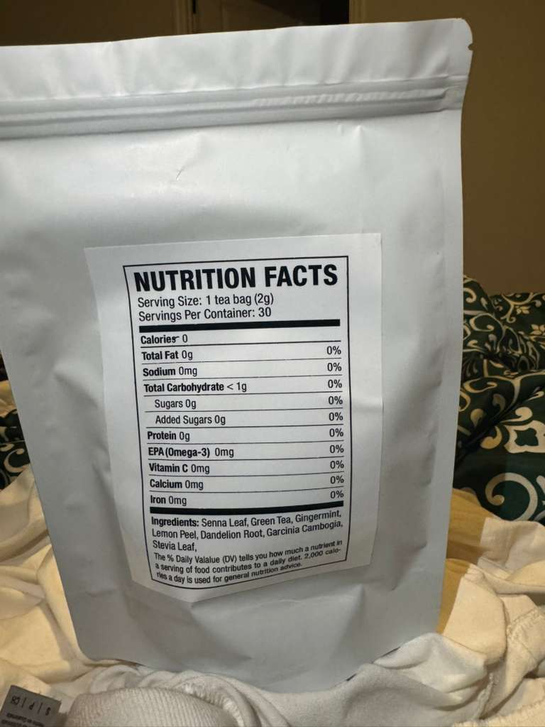 flat tummy detox tea