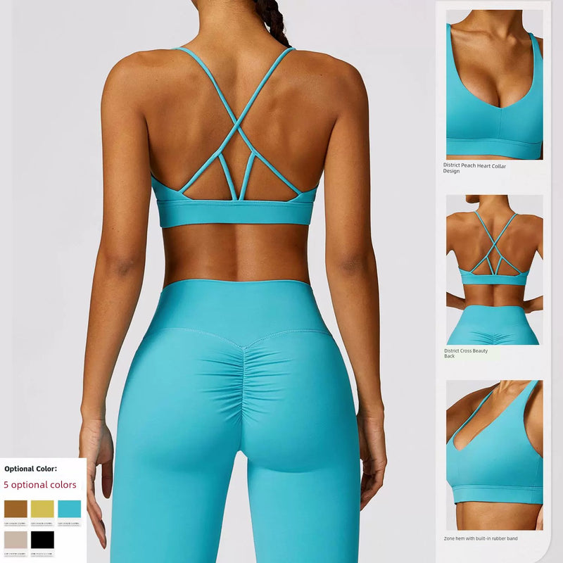 2024 Brushed Long Sleeve Yoga Suit Sexy Outerwear Tight Sports Suit Quick-Drying Running Fitness Clothes Two-piece Set