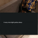 Stretch Slim-Fit Cross-Dresser High Slit Dress Evening Gown